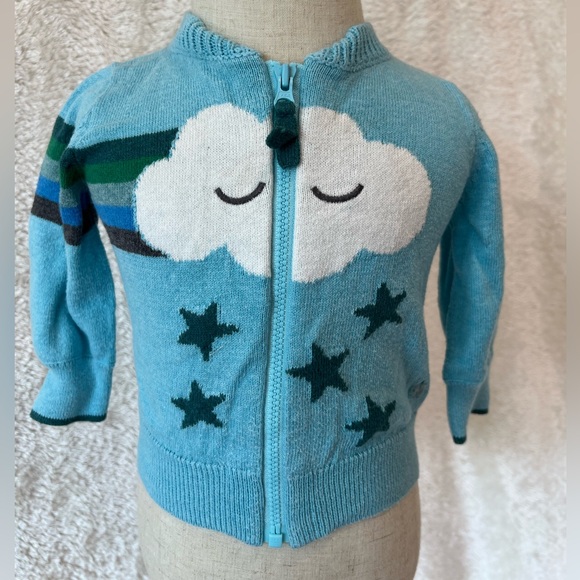 The Bonnie Mob brand cloud cardigan sweater 6-12 month - Picture 1 of 5